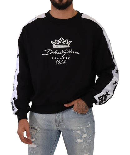 Dolce & Gabbana Elegant Crown 1984 Crewneck Sweater