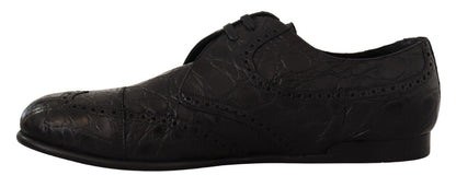 Dolce & Gabbana Exquisite Exotic Leather Derby Shoes