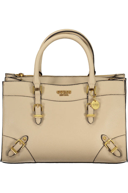 Guess Jeans Beige Polyethylene Women Handbag