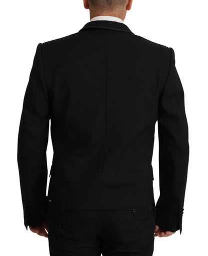 Dolce & Gabbana Elegant Double Breasted Wool Blazer