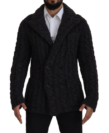 Dolce & Gabbana Elegant Double-Breasted Wool-Cashmere Coat