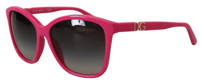 Dolce & Gabbana Elegant Pink Round Sunglasses for Women