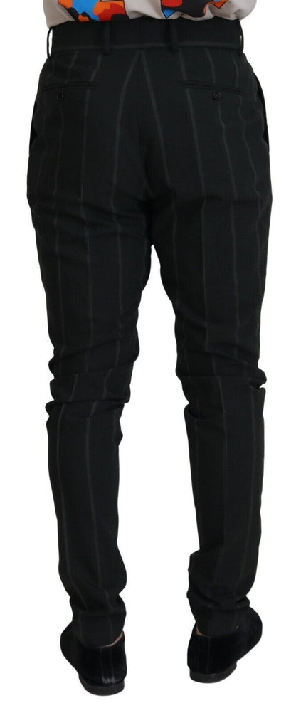 Dolce & Gabbana Elegant Black Tailored Trousers