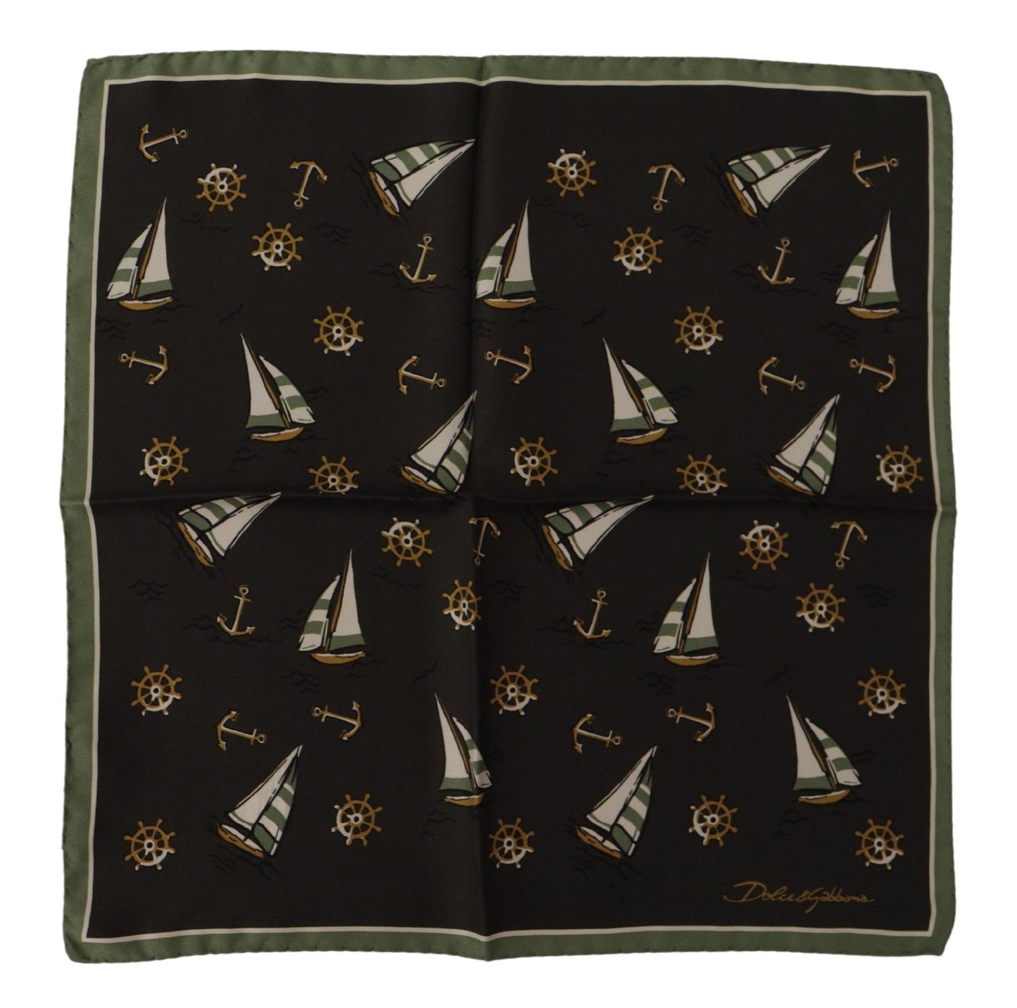 Dolce & Gabbana Elegant Multicolor Silk Men's Square Scarf