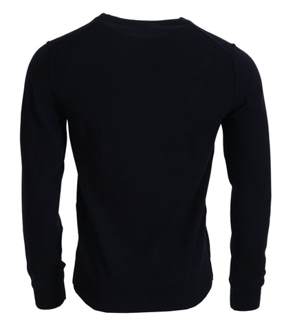 Dolce & Gabbana Elegant Blue Cashmere Pullover Sweater