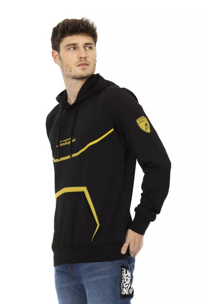 Automobili Lamborghini Black Polyester Men Sweater