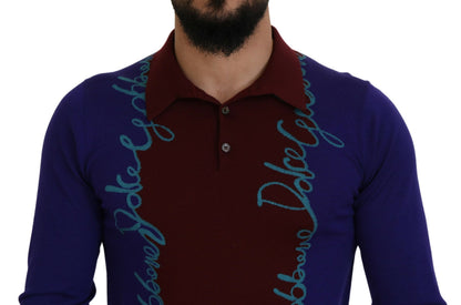 Dolce & Gabbana Multicolor Virgin Wool Silk Pullover Sweater