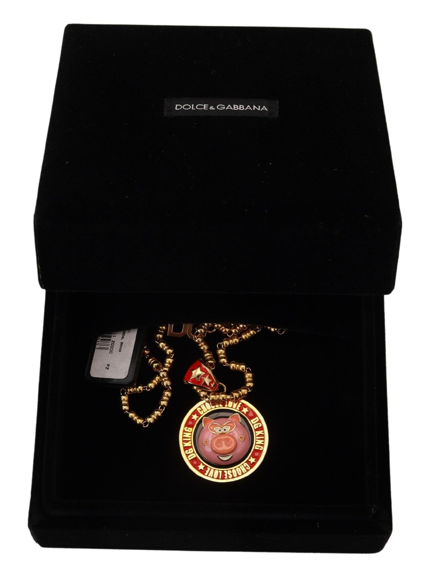 Dolce & Gabbana Elegant Gold Charm Chain Necklace