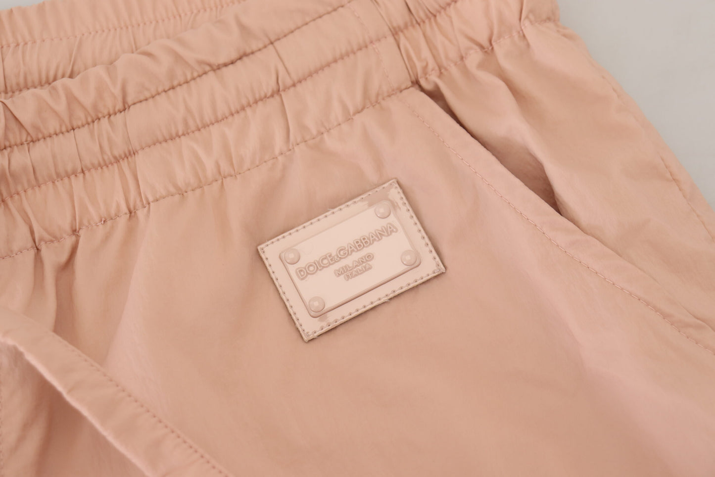 Dolce & Gabbana Elegant Peach Casual Sweatpants