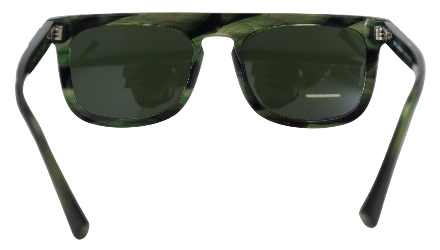 Dolce & Gabbana Chic Green UV Protection Sunglasses