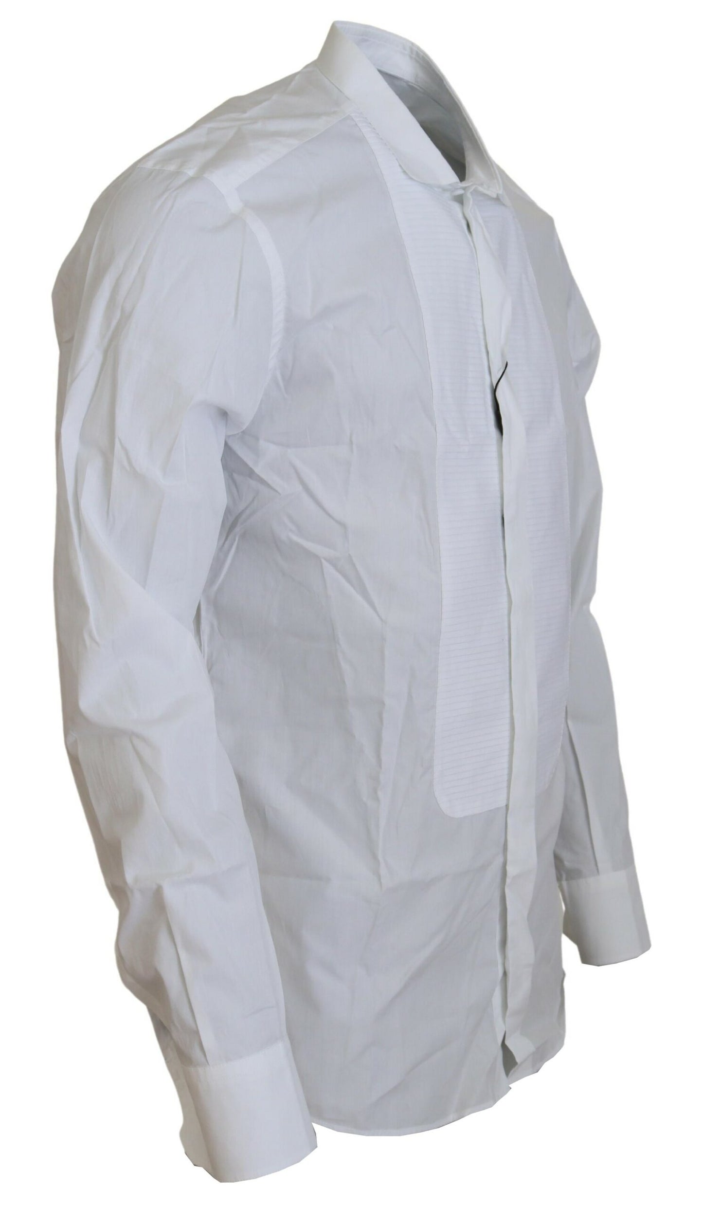 Dolce & Gabbana Exquisite White Cotton Formal Shirt