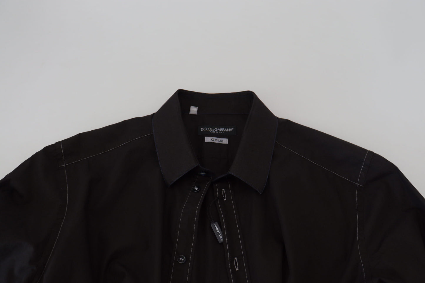 Dolce & Gabbana Elegant Black Formal Cotton Shirt