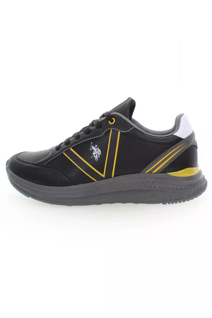 U.S. POLO ASSN. Black Polyester Men Sneaker