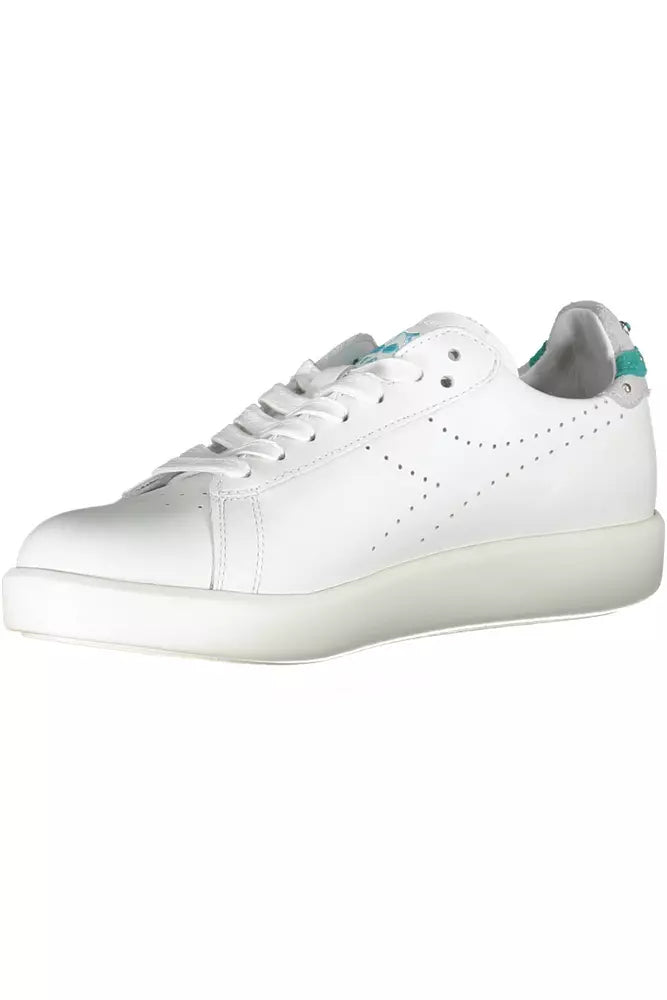 Diadora White Leather Women Sneaker