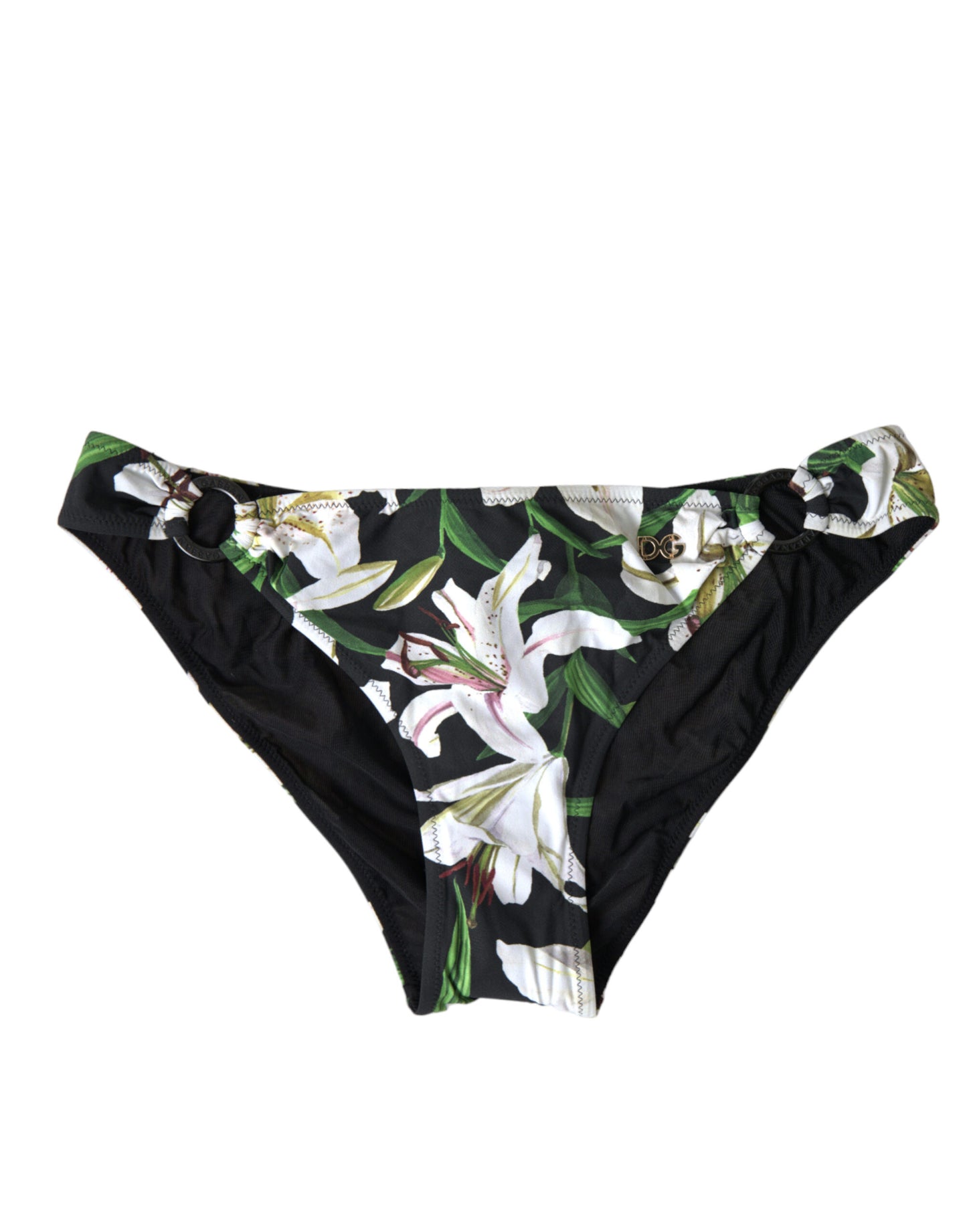 Dolce & Gabbana Elegant Floral Print Bikini Bottoms - Swim In Style