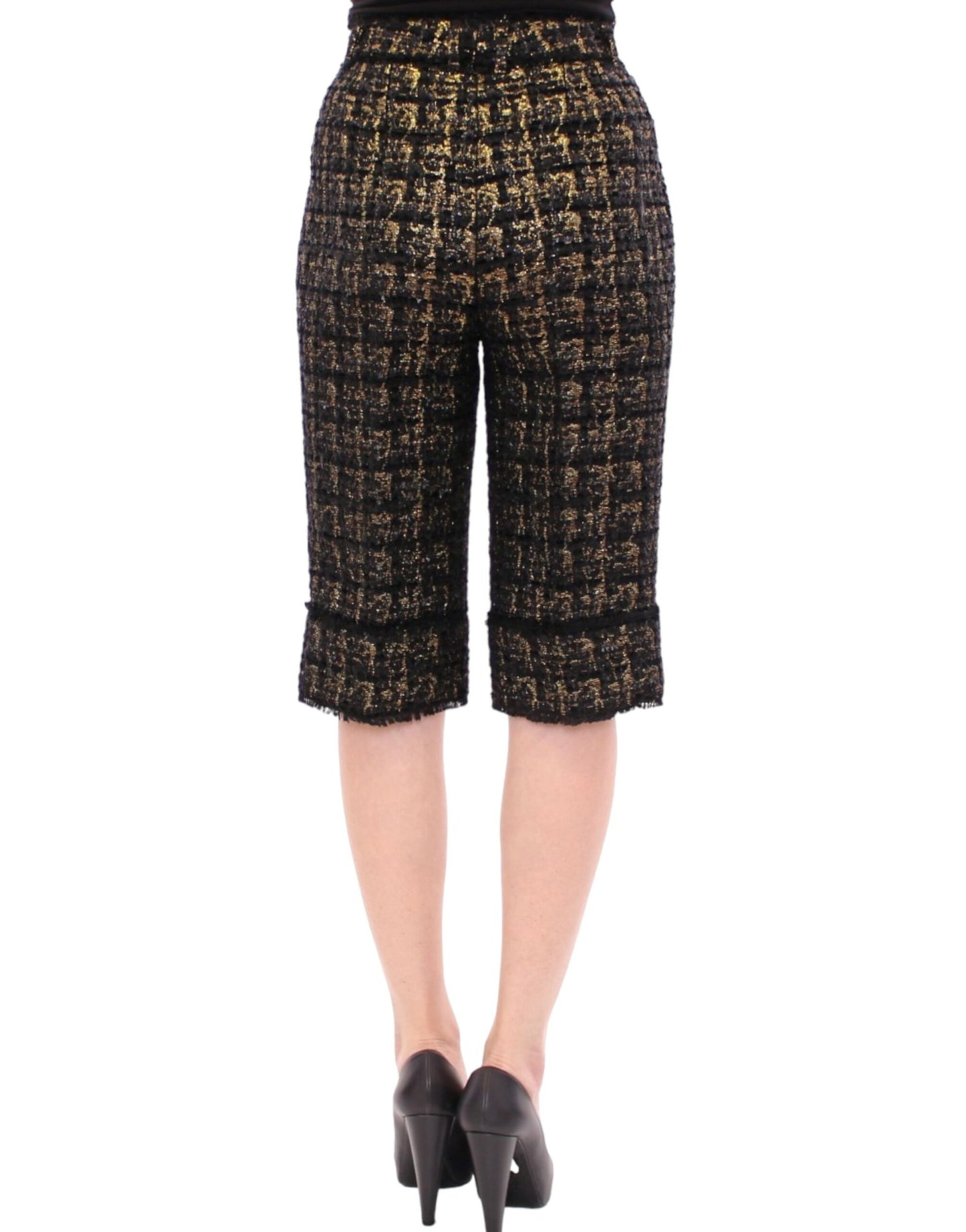 Dolce & Gabbana Elegant Designer Woven Shorts