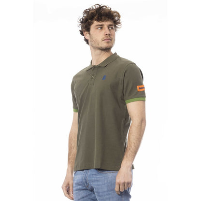 Invicta Green Cotton Men Polo Shirt