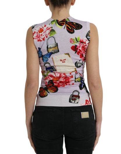 Dolce & Gabbana Elegant Cashmere-Silk Blend Tank Top