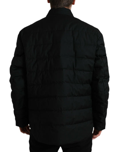 Dolce & Gabbana Elegant Black Padded Parka Jacket