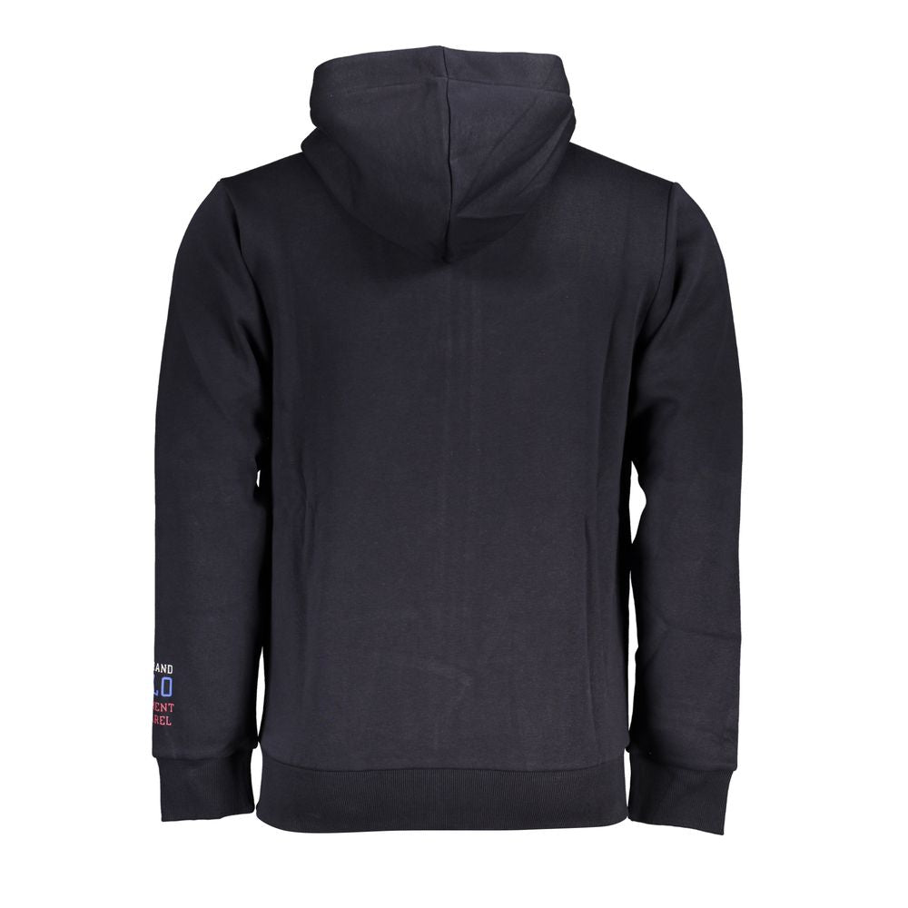 U.S. Grand Polo Grand Polo Blue Hooded Fleece Sweatshirt