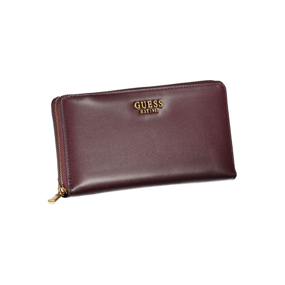 Guess Jeans Elegant Triple Compartment Purple Wallet