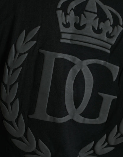 Dolce & Gabbana Elegant Embossed Logo Cotton Tee