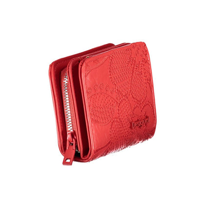 Desigual Red Polyethylene Wallet