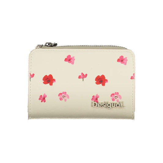 Desigual White Polyethylene Wallet