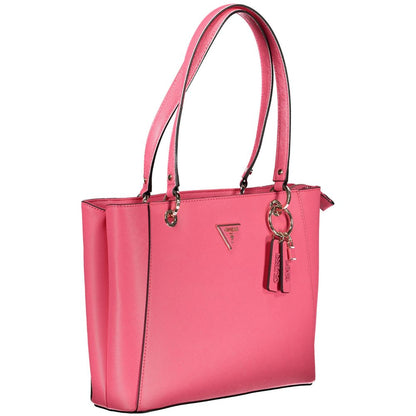 Guess Jeans Pink Polyethylene Handbag