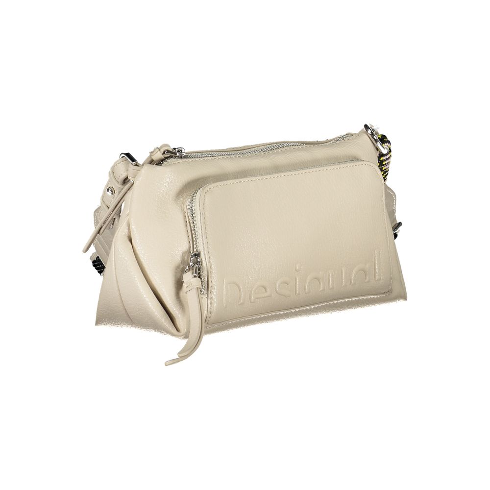 Desigual Beige Polyethylene Handbag