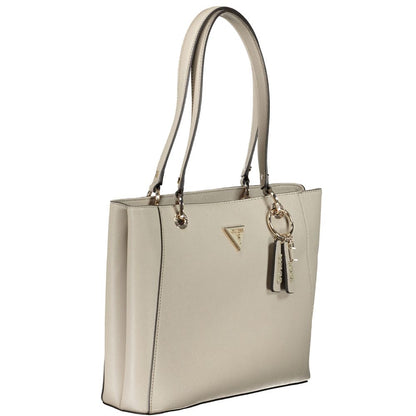 Guess Jeans Beige Polyethylene Handbag