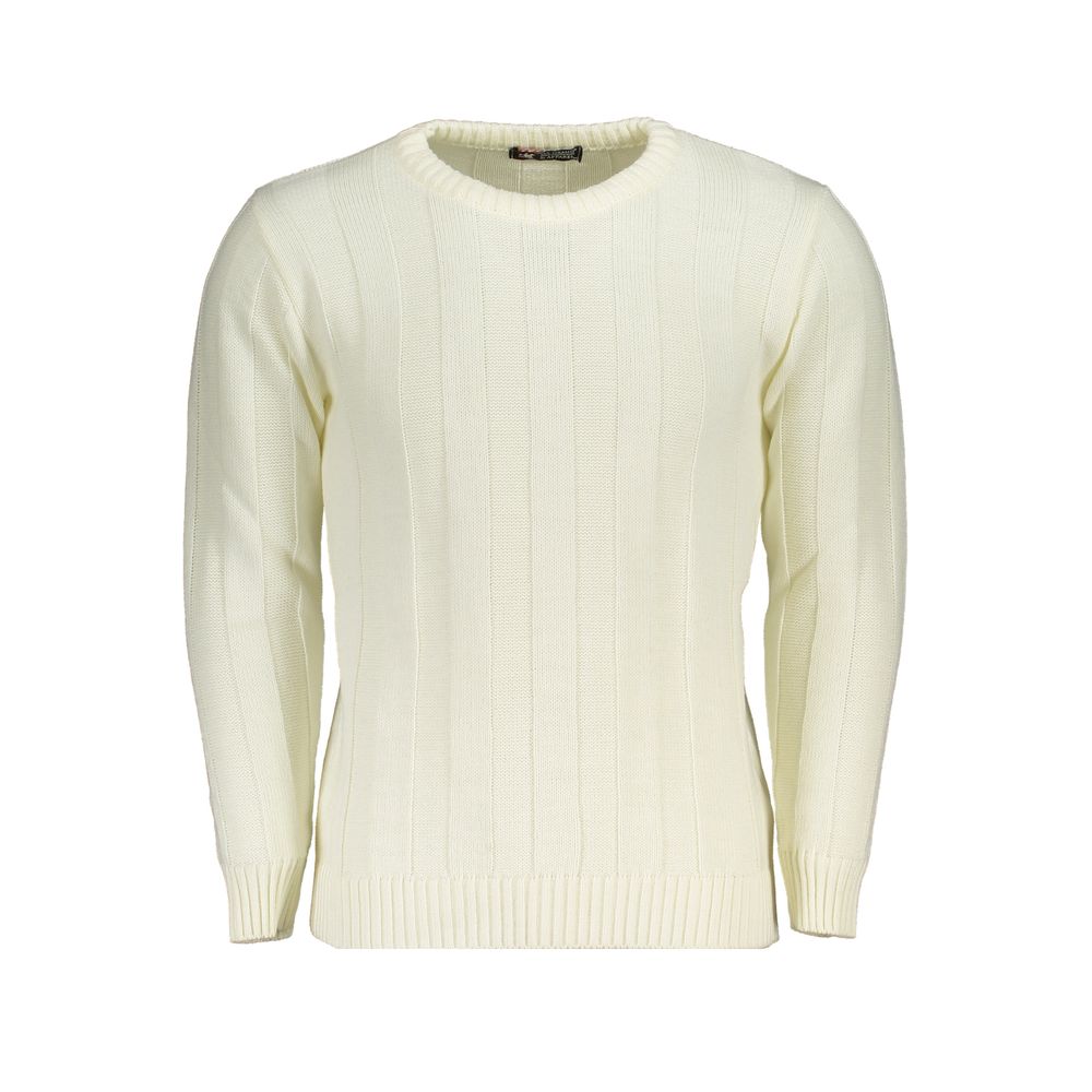 U.S. Grand Polo White Fabric Sweater