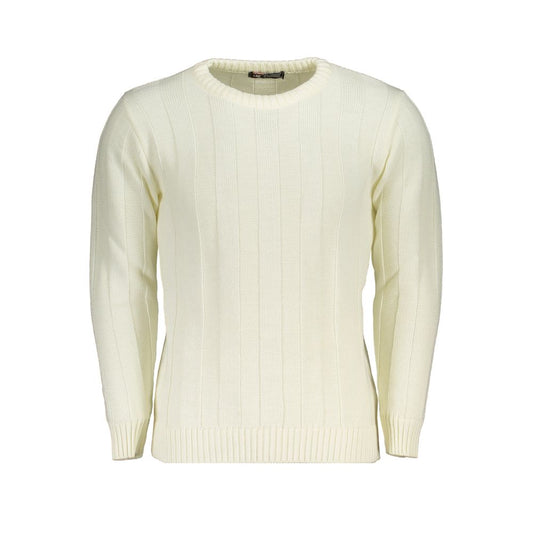 U.S. Grand Polo White Fabric Sweater