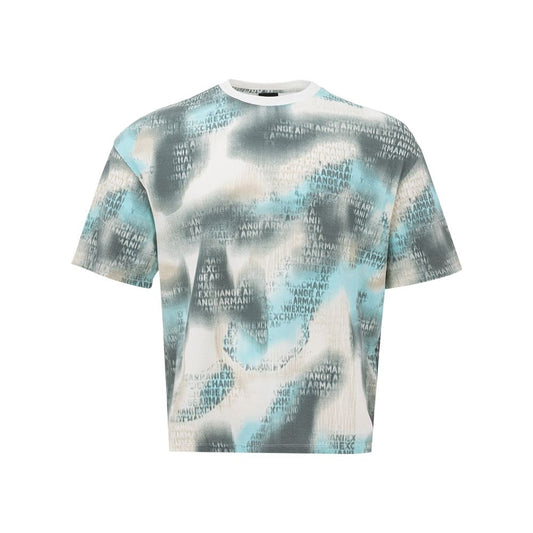 Armani Exchange Chic Multicolor Cotton Tee for Men