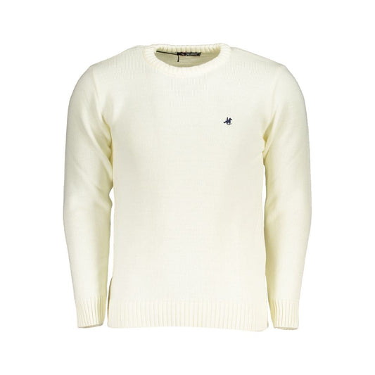 U.S. Grand Polo White Fabric Sweater