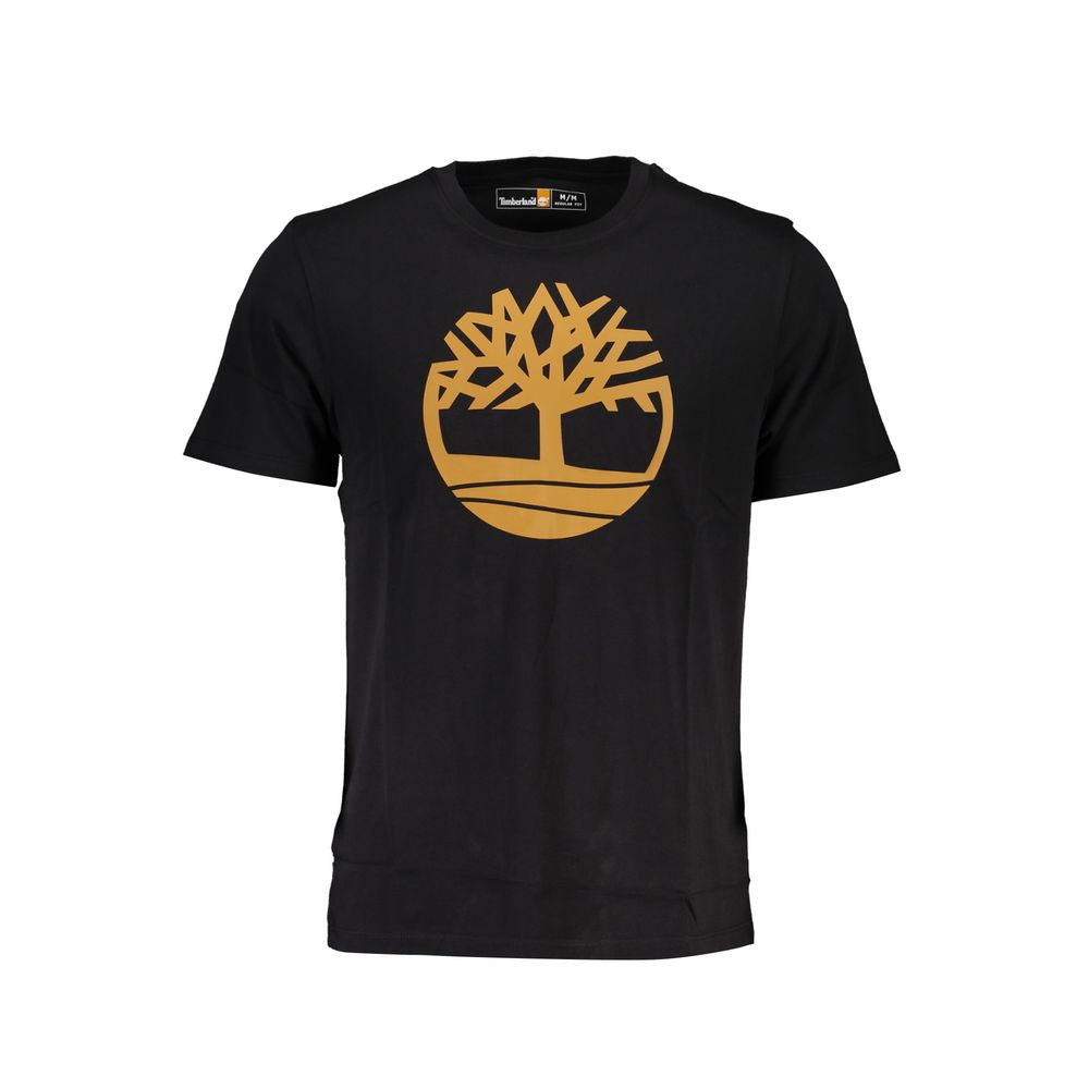 Timberland Black Cotton T-Shirt