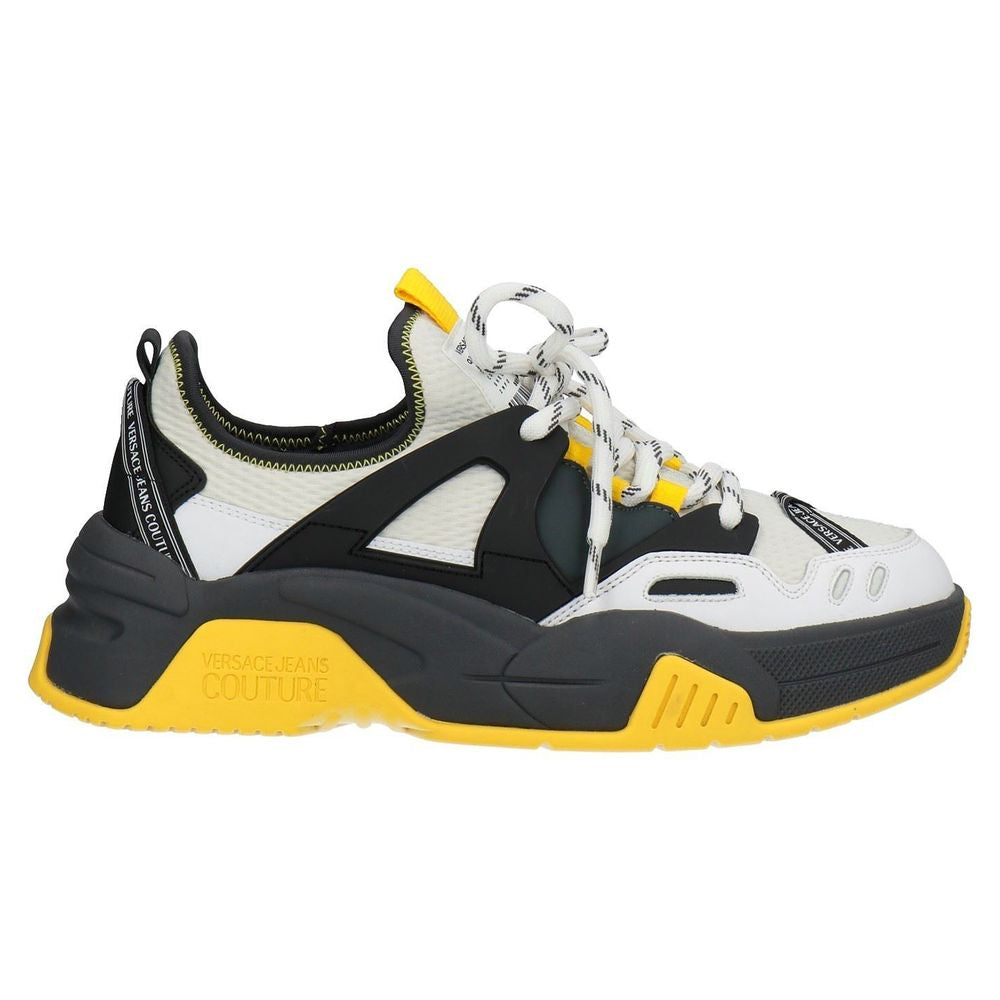 Versace Jeans Yellow Nylon Sneaker