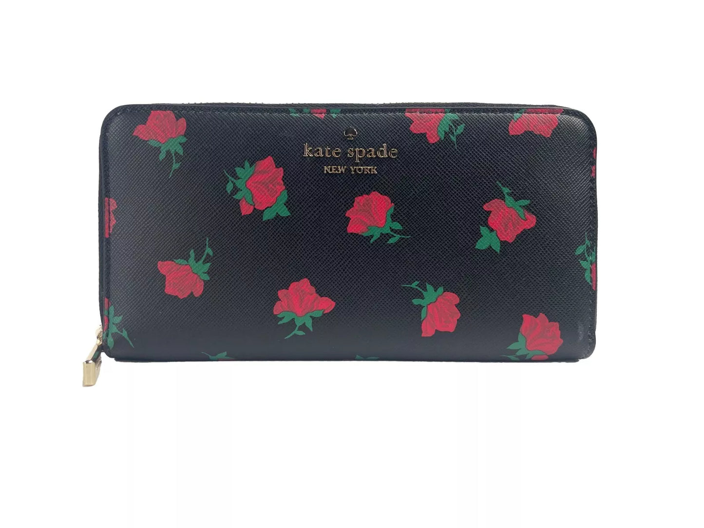 Kate Spade Madison Rose Leather Large Continental Wallet