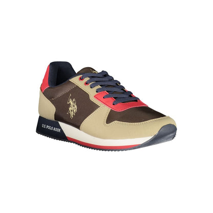 U.S. POLO ASSN. Brown Polyester Men Sneaker