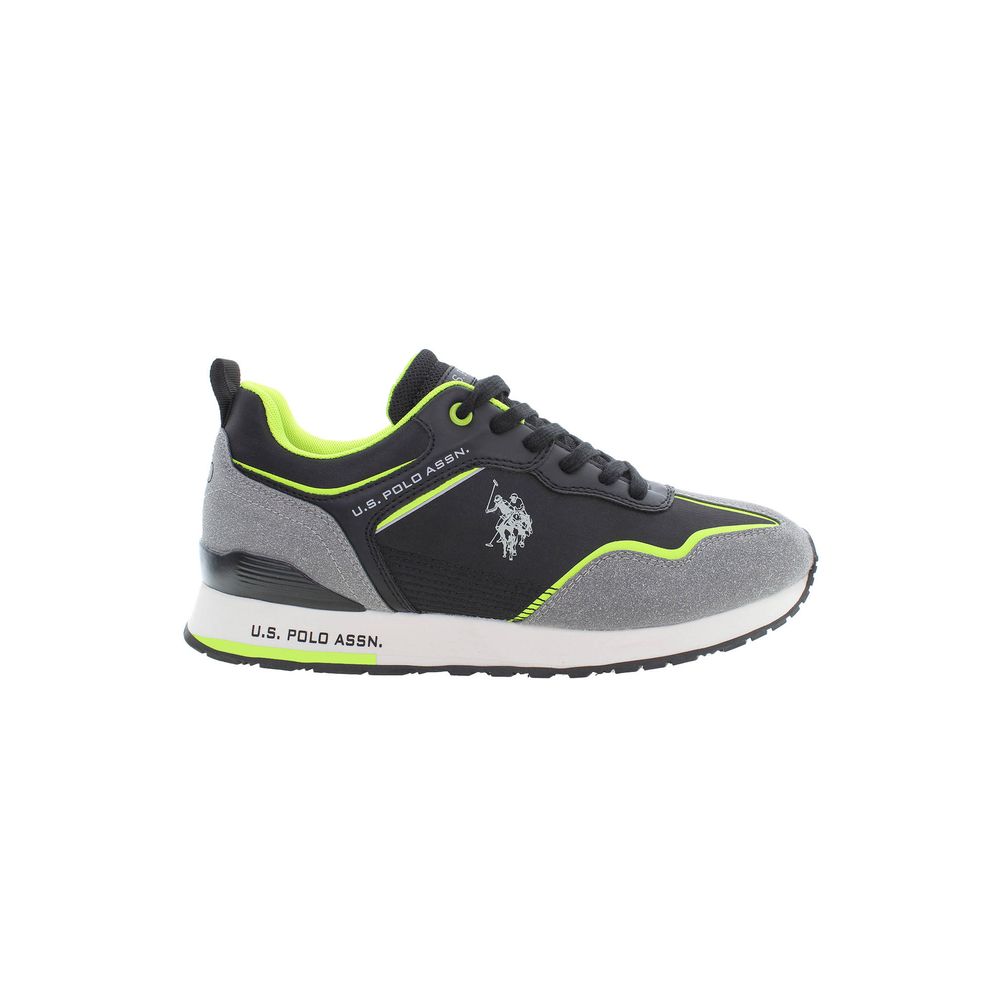 U.S. POLO ASSN. Black Polyester Men Sneaker