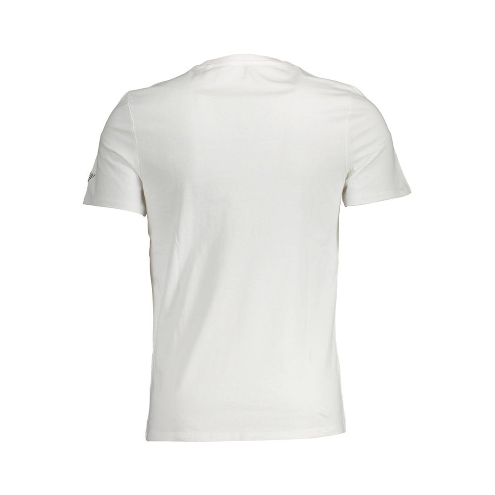 Guess Jeans White Cotton Men T-Shirt