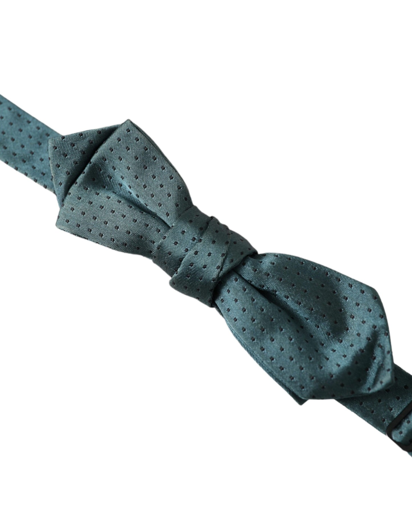 Dolce & Gabbana Green Silk Fantasy Adjustable Neck Men Papillon Bow Tie