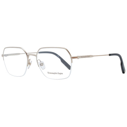 Ermenegildo Zegna Silver Men Optical Frames