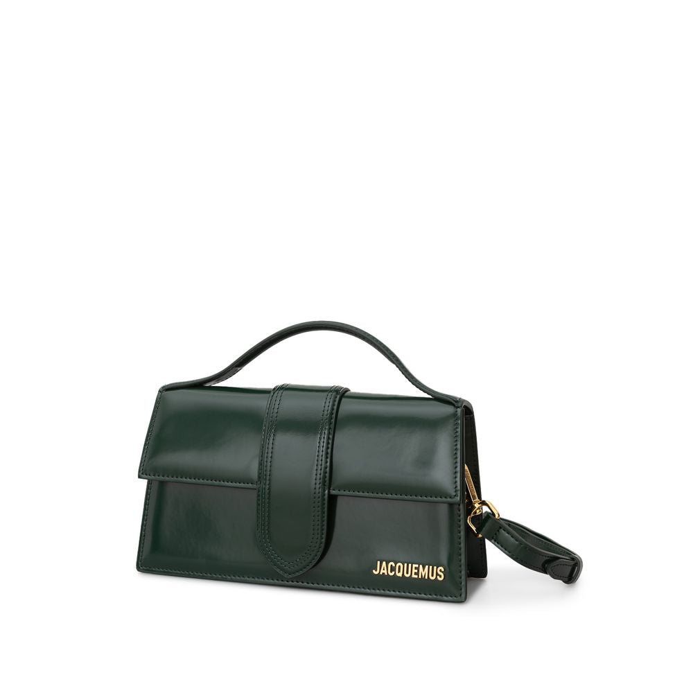 Jacquemus Green Leather Shoulder Bag