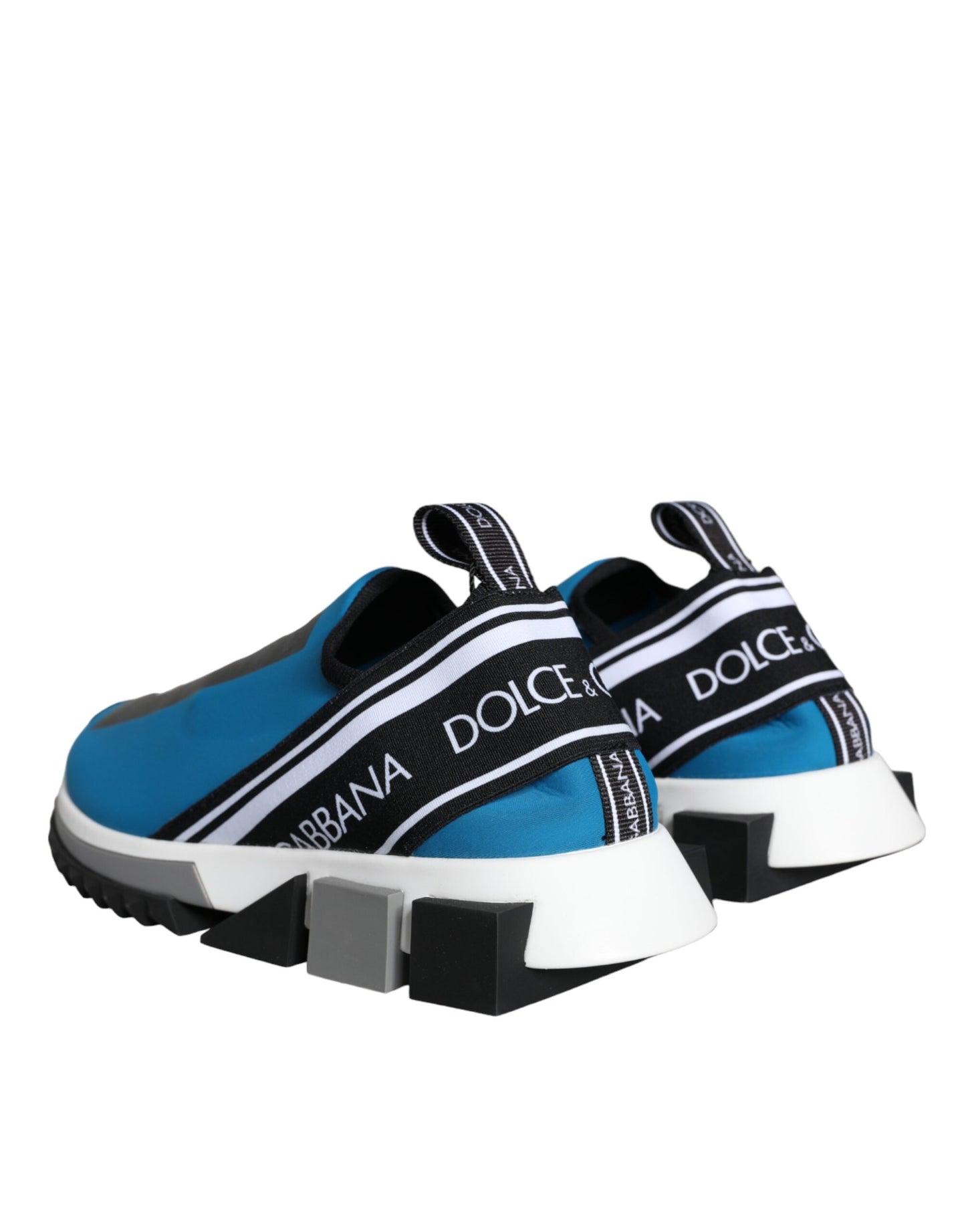 Dolce & Gabbana Blue Logo Low Top Sorrento Men Sneakers Shoes