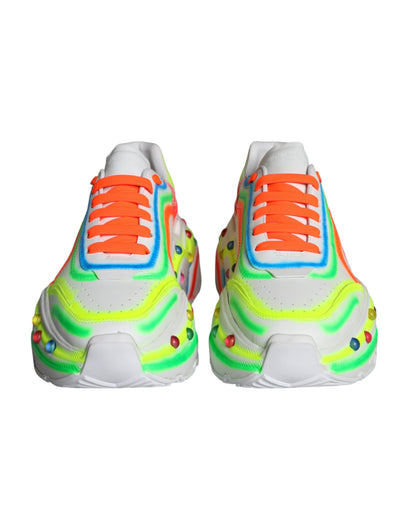 Dolce & Gabbana Multicolor Daymaster LED Lighted Sneaker Shoes