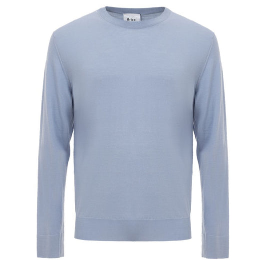 Brioni Light Blue Wool Sweater