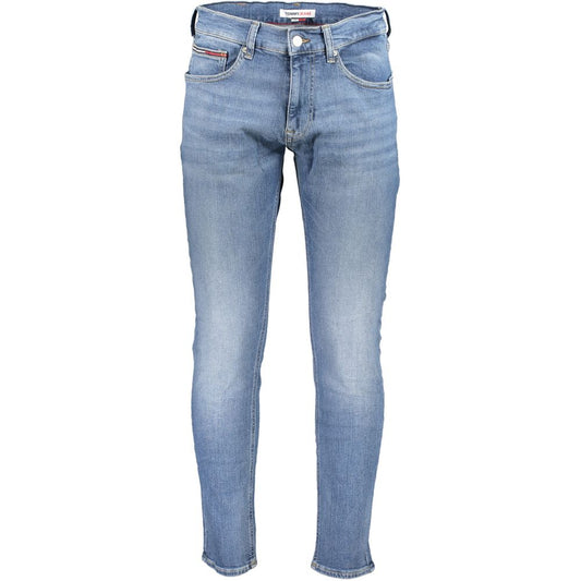 Tommy Hilfiger Blue Cotton Jeans & Pant