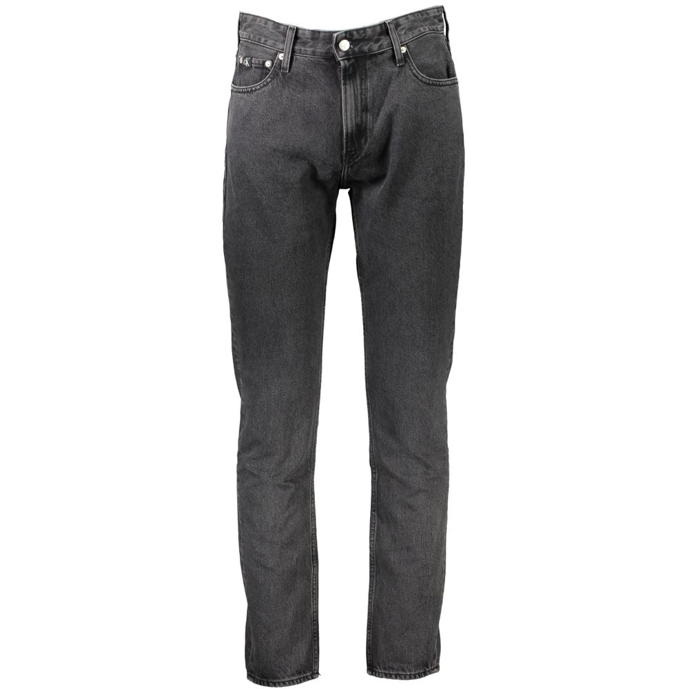 Calvin Klein Gray Cotton Jeans & Pant