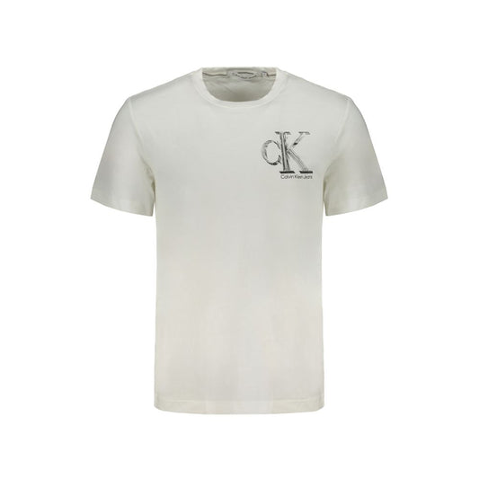 Calvin Klein White Cotton T-Shirt